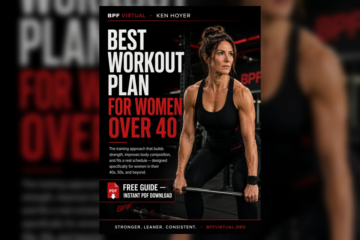 Best Workout Plan Women Over 40 free guide cover